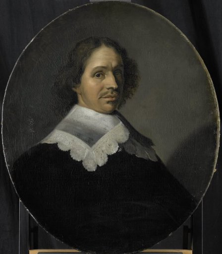 Portrait of Paulus Verschuur, Served seven terms as Burgomaster of Rotterdam and also Director of the Rotterdam Chamber of the East India Company, elected 1651