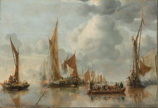 The Greeting of the Government Barge by the Inland Fleet