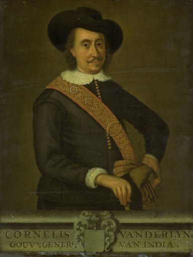 Portrait of Cornelis van der Lijn, Governor-General of the Dutch East Indies