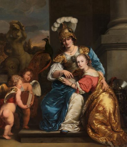 Margarita Trip as Minerva, Instructing her Sister Anna Maria Trip