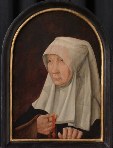 Portrait of Jacomina Claesdr van Ruyven (died 1509), Wife of Arent Franckensz van der Meer
