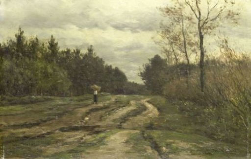 Country Road near Laren, (Province of North Holland)