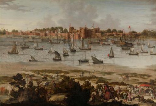 View of the Harbor of Sūrat (Gujarāt)