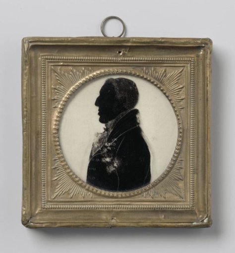 Silhouette portrait of Arthur Wellesley, Duke of Wellington (1769-1852)