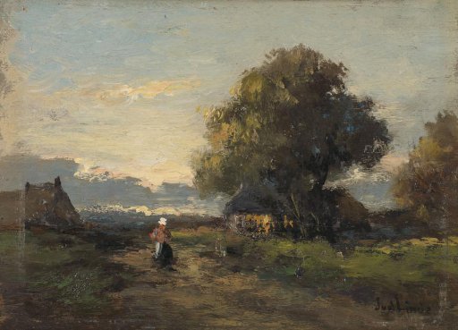 Landscape with Farmhouses