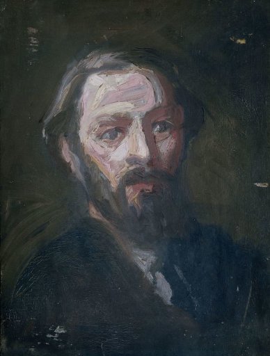 Portrait of the sculptor Pier Pander (1864-1919)