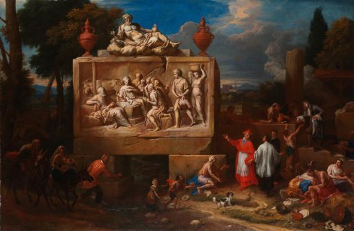 Fantasy Landscape with Saint Carlo Borromeo