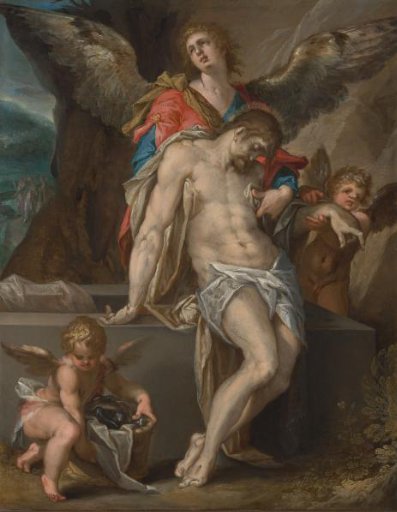 Angels Carrying the Body of Christ (Angels Pietà)