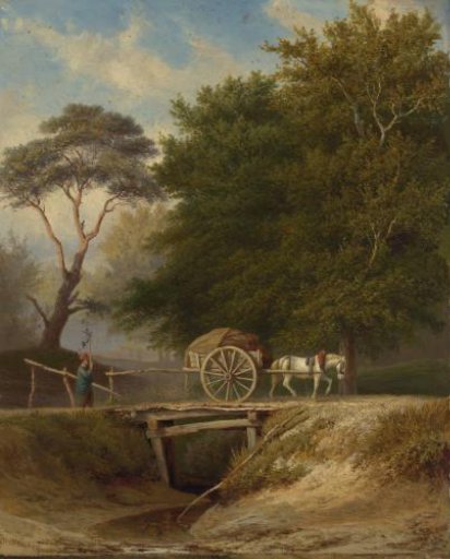 Landscape with bridge at Wolfheze
