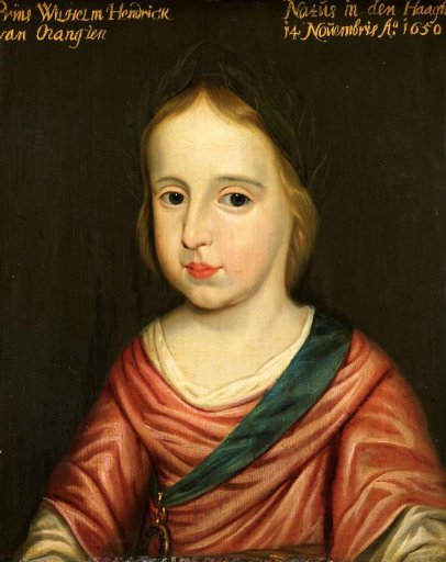 Portrait of Willem III (1650-1702), Prince of Orange