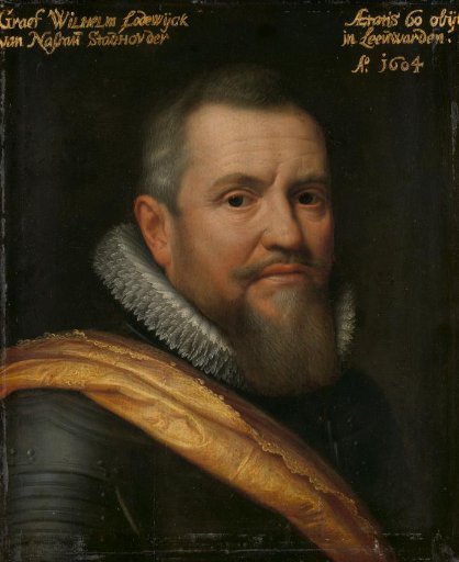 Portrait of Willem Lodewijk (1560-1620), Count of Nassau, Nicknamed in Frisian ‘us heit’ (our father)