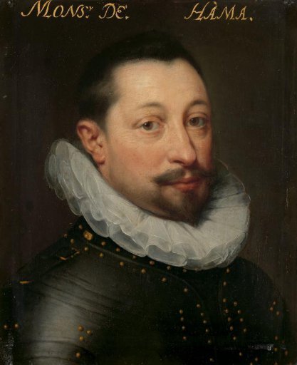 Portrait of Charles de Levin (?-1592), Lord of Famars, Forimont and Lousart