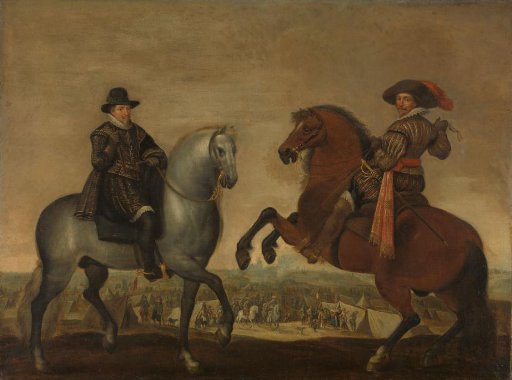 Princes Maurits and Frederik Hendrik on Horseback