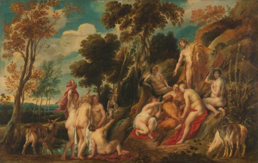 Pan Punished by Nymphs