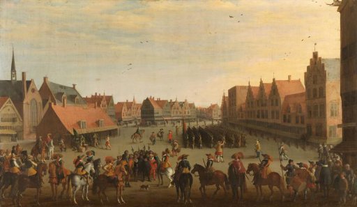 The Disbanding of the 'Waardgelders' (Mercenaries in the Pay of the Town Government) by Prince Maurits in Utrecht, 31 July 1618