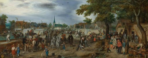 Princes Maurice and Frederick Henry at the Valkenburg Horse Fair
