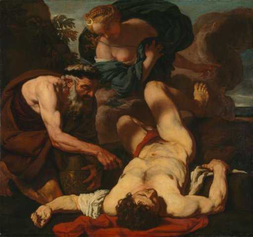 Selene and Endymion (formerly entitled The Death of Orion)