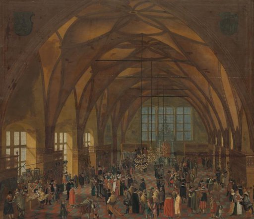 The Interior of the Vladislav Hall, Prague