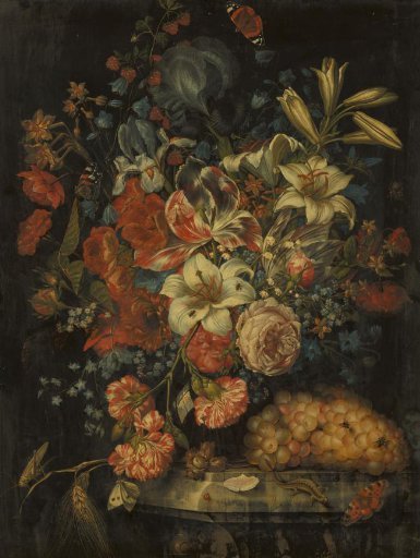 Still Life with Flowers and Fruit