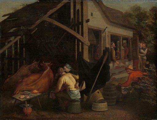 Couples Making Love at a Country Inn