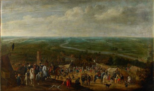 Prince Frederik Hendrik at the Siege of 's-Hertogenbosch, 1629