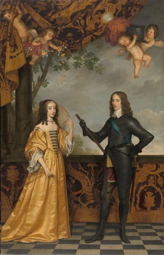 Portrait of Willem II (1626-1650), Prince of Orange, and his Wife Mary Stuart (1631-1660)