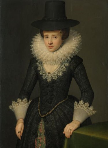 Portrait of Anna Boudaen Courten (1599-1622)