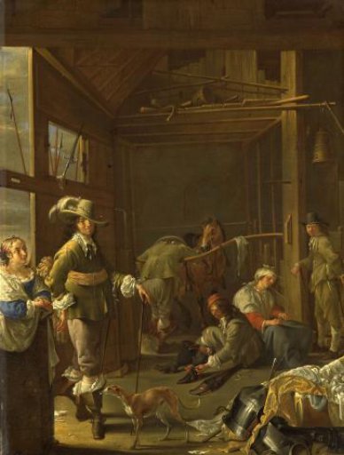 Soldiers in a Stable