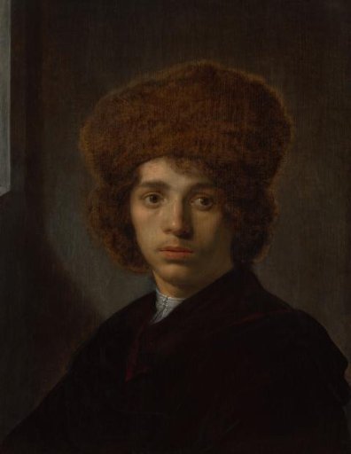 Young Man with a Fur Hat