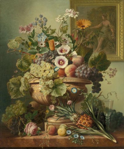 Still Life with Flowers and Fruit