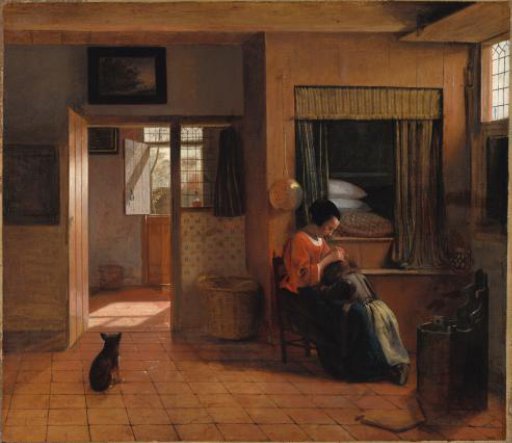 A Mother Delousing her Child’s Hair, Known as ‘A Mother’s Duty’