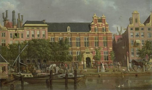 The Latin school on the Singel, Amsterdam