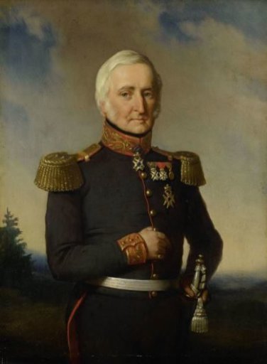 Huibert Gerard Baron Nahuys van Burgst (1782-1858). Member of the Council of the Netherlands East Indies, in the Uniform of Titular Major-General