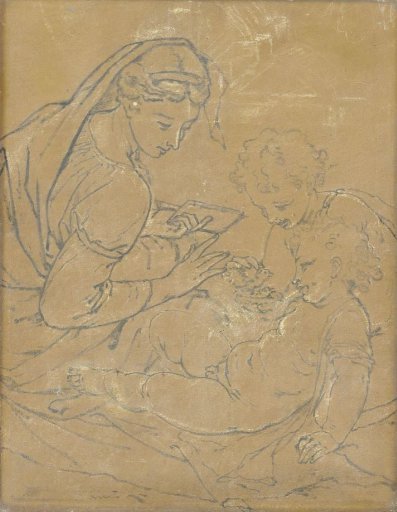 Madonna and Child with St John