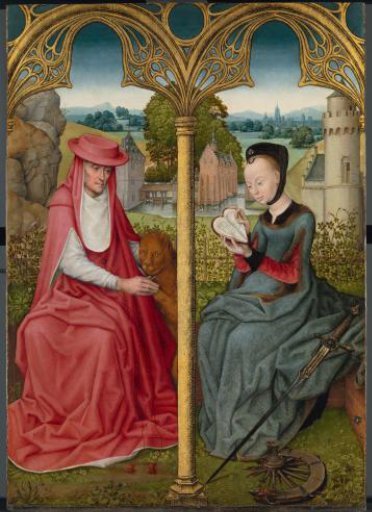 Saint Jerome and Saint Catherine of Alexandria
