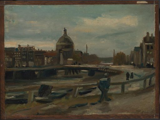 The Singel near the Lutheran Church in Amsterdam