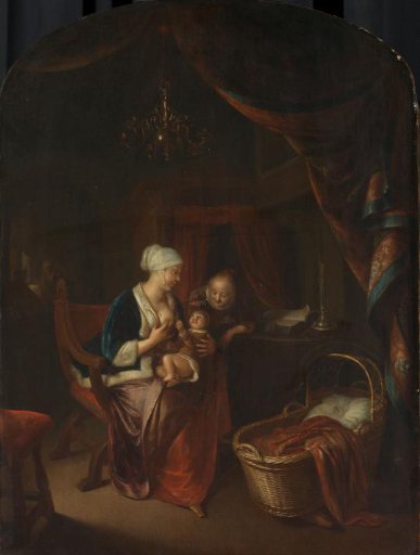 A Mother giving her Child the Breast