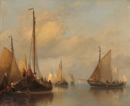 Fishing Boats on calm Water