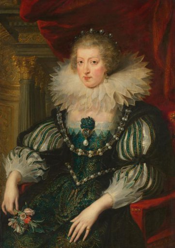 Portrait of Anne of Austria (1601-1666), Queen of France