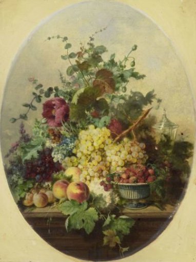 Still Life with fruits and flowers