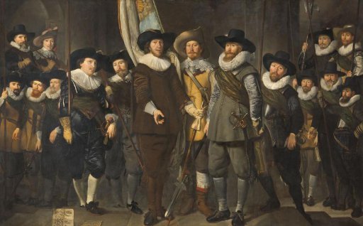 Officers and Other Civic Guardsmen of the IIIrd District of Amsterdam, under the Command of Captain Allaert Cloeck and Lieutenant Lucas Jacobsz Rotgans