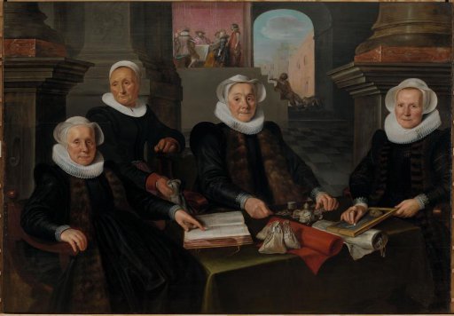 Three Regentesses and the Matron of the Lepers' Asylum in Amsterdam