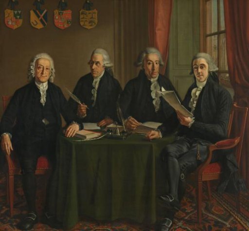 The Four Chief Commissioners of the Amsterdam Harbor Works
