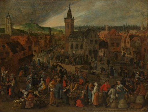 Market Day in a Flemish Town