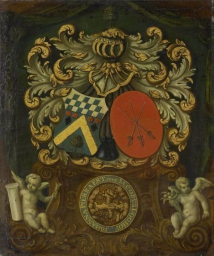 The Alliance Arms of Jacobus Lohoff and Johanna Pierraert, 1684