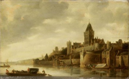 View of the Valkhof in Nijmegen