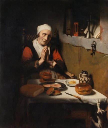 Old Woman Saying Grace, Known as ‘The Prayer without End’