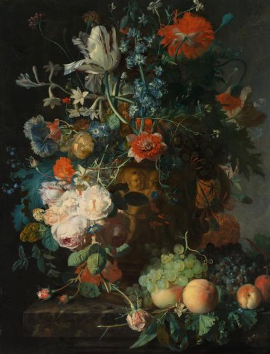 Still Life with Flowers and Fruit
