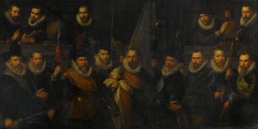 Officers and Other Civic Guardsmen of the IIIrd District of Amsterdam, under the Command of Captain Jacob Gerritsz Hoyngh and Lieutenant Nanningh Florisz Cloeck