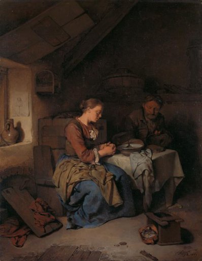 The prayer before the meal